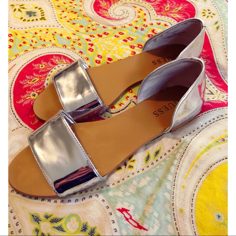 Guess metallic sandals✨